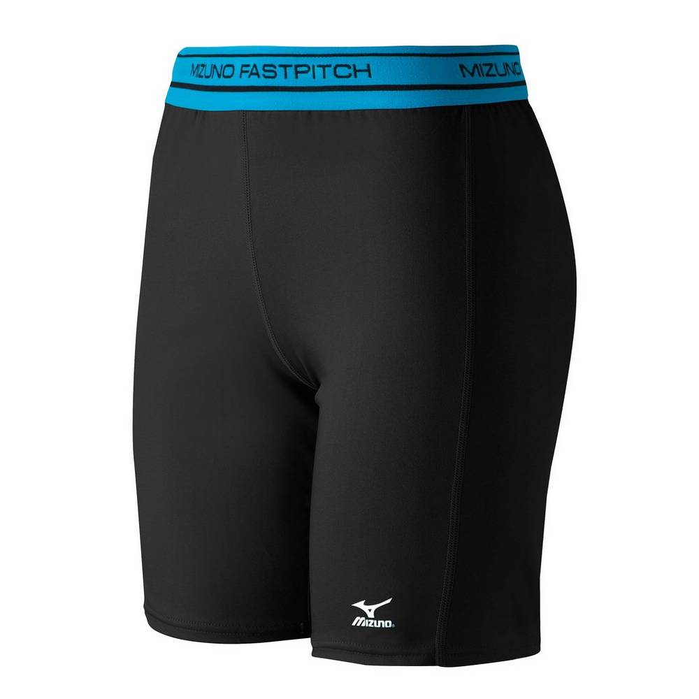 Mizuno Women's Low Rise Compression Sliding Shorts Black (350545-VHZ)